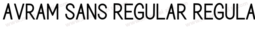 Avram Sans Regular Regular字体转换